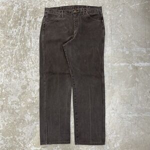 Wrangler‎ Jeans Mens 36x30 Brown Pants Cowboy 13MWZKL Western Denim Tag 36x32